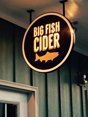 Big Fish Cider Sign