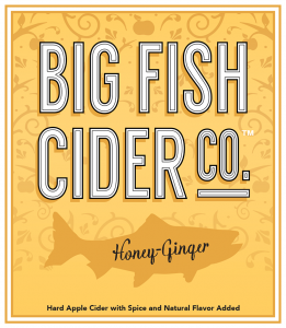 Label - Big Fish Cider Co. - Honey-Ginger