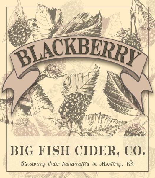 Label: Blackberry Cider